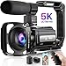 WiFi/WLAN günstig Kaufen-Videokamera 5K Camcorder WiFi HD 48MP IR Nachtsicht Vlogging Kamera für YouTube 16X Digital Zoom 3