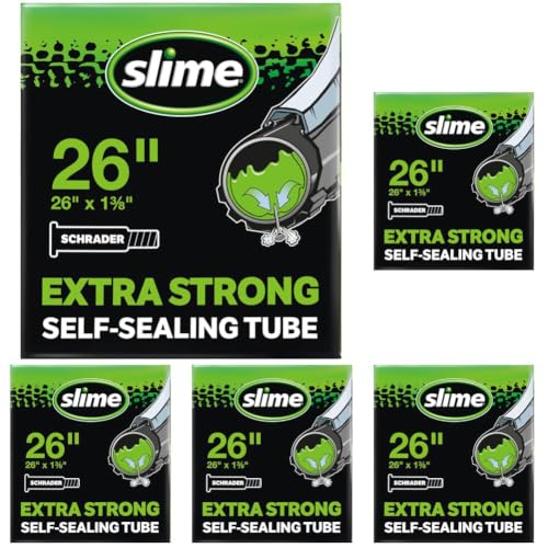 Image of Slime Extra Stong Self-Sealing Tube Schrader, 26 inch x 1.375 inch (Pack of 5)
