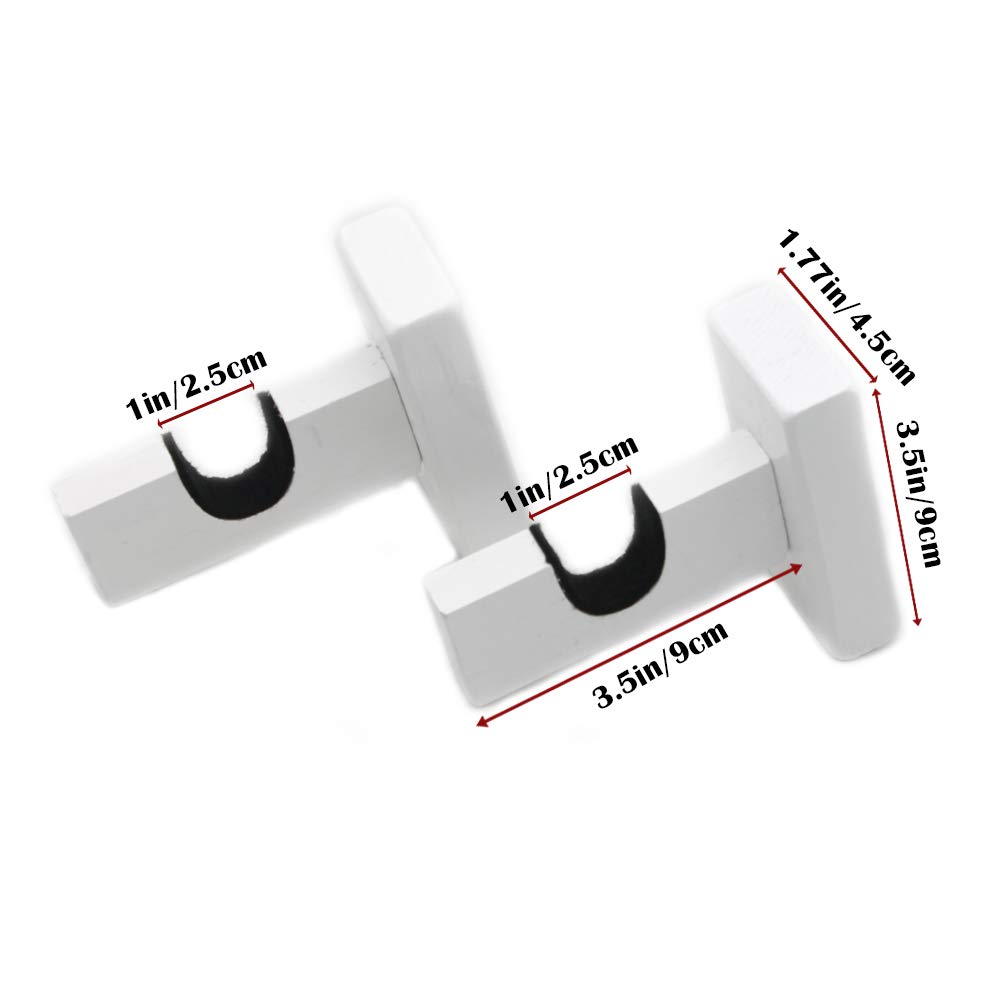 3-Pack Hockey Stick Wall Hangers - Display Your Sticks In Home, Office, Or Man Cave