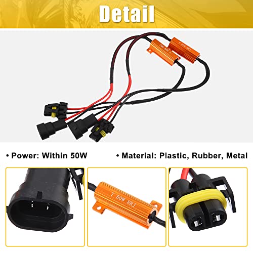 AutoHAUX Decodificador Canbus para Focos LED 9005/9006/9012 Pack 2 miniatura 6