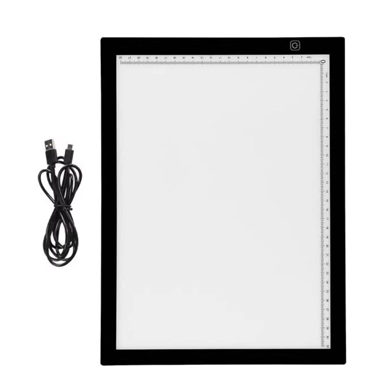Visualizzatore di Diapositive A3, Scanner con Pannello Luminoso Ultrasottile con Luminosità Regolabile, Alimentato Tramite USB, 33x47 Cm, per La Scansione di Negativi E Diapositive