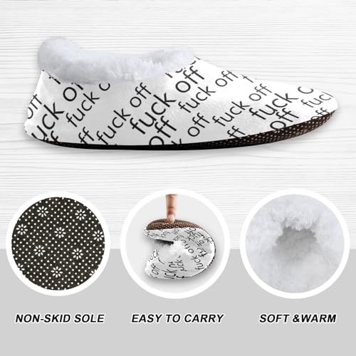 Naanle Women's Fuzzy Fur Comfy Fleece Bedroom Shoes Home Slippers3