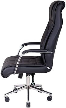 BRS Black Leather Executive Chair
