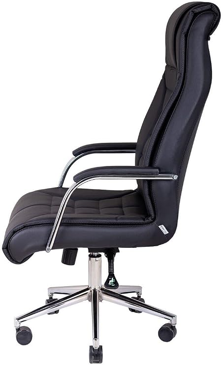BRS Black Leather Executive Chair