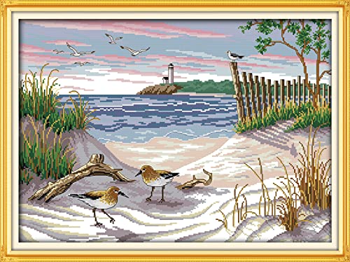 Art diamant oiseau de rivière pour décorer le salon avec une toile 30x40