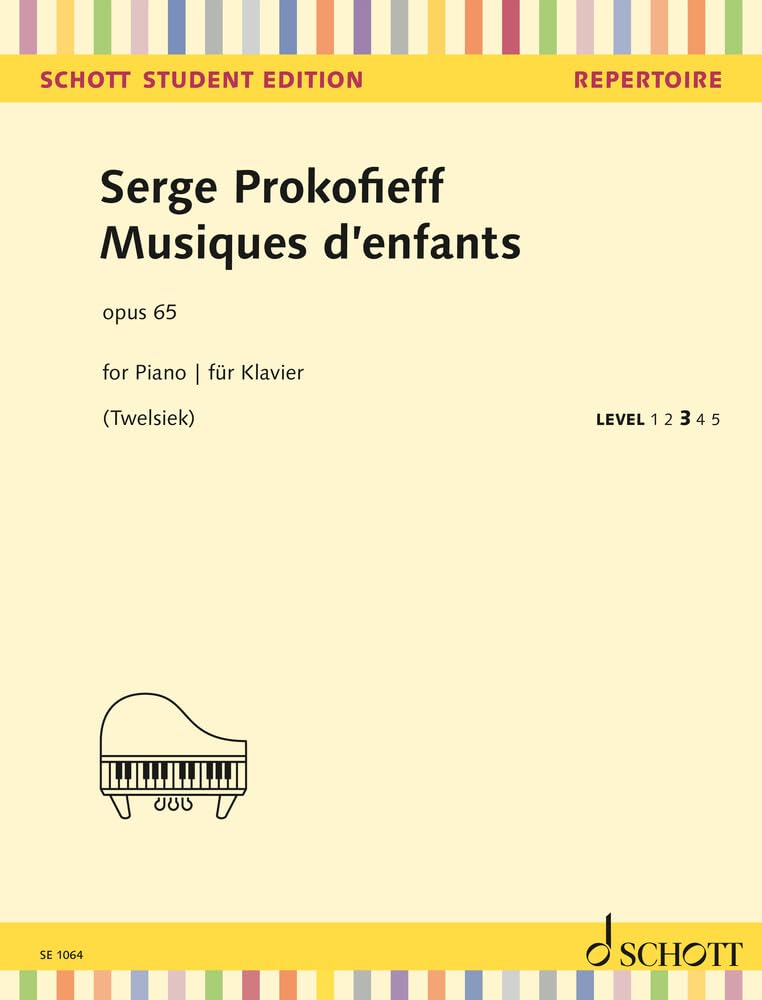 Musique d'enfants Opus 65: Musiques D'enfants Op. 65 for Piano