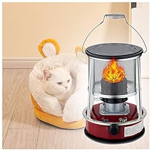 4.6L/6L Indoor kerosine ruimteverwarmers kachel Niet Elektrische kerosine kachel olie Brander 10000 BTU Efficiënte Convectie Heater 360 ° Surround Verwarming voor Outdoor Camping Kerosine Heater