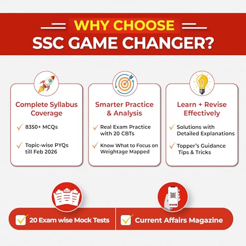 Image of PW SSC Game Changer General Awareness 8350+ PYQ For 2026 Exams | Chapter, Topic & Exam-wise Previous Year Solved Questions | For CGL, CHSL, MTS, CPO, GD, Delhi Police, Steno