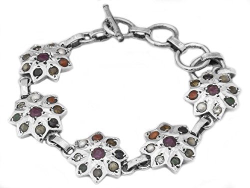 Navaratna Bracelet en argent sterling : le cadeau spirituel idéal pour elle et lui