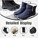 Kpewq Men’S Waterproof Orthotic Winter Work Boots, Extreme Cold Protection, Non-Slip Durable Sole, All-Day (Black, US, Adult, Men, 12, Numeric, US Footwear Size System, Medium)