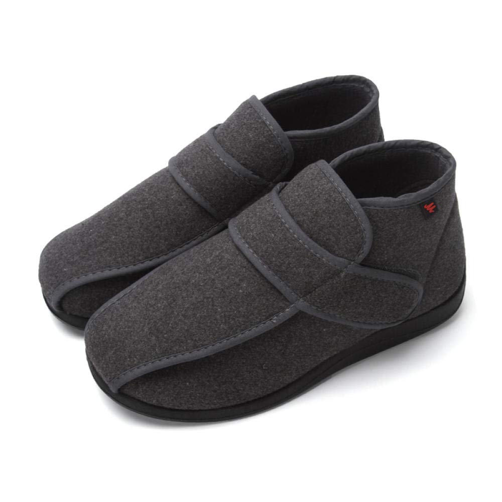Pantoufle arthrite œdème et chaussure pour œdèmes diabétiques larges réglable
