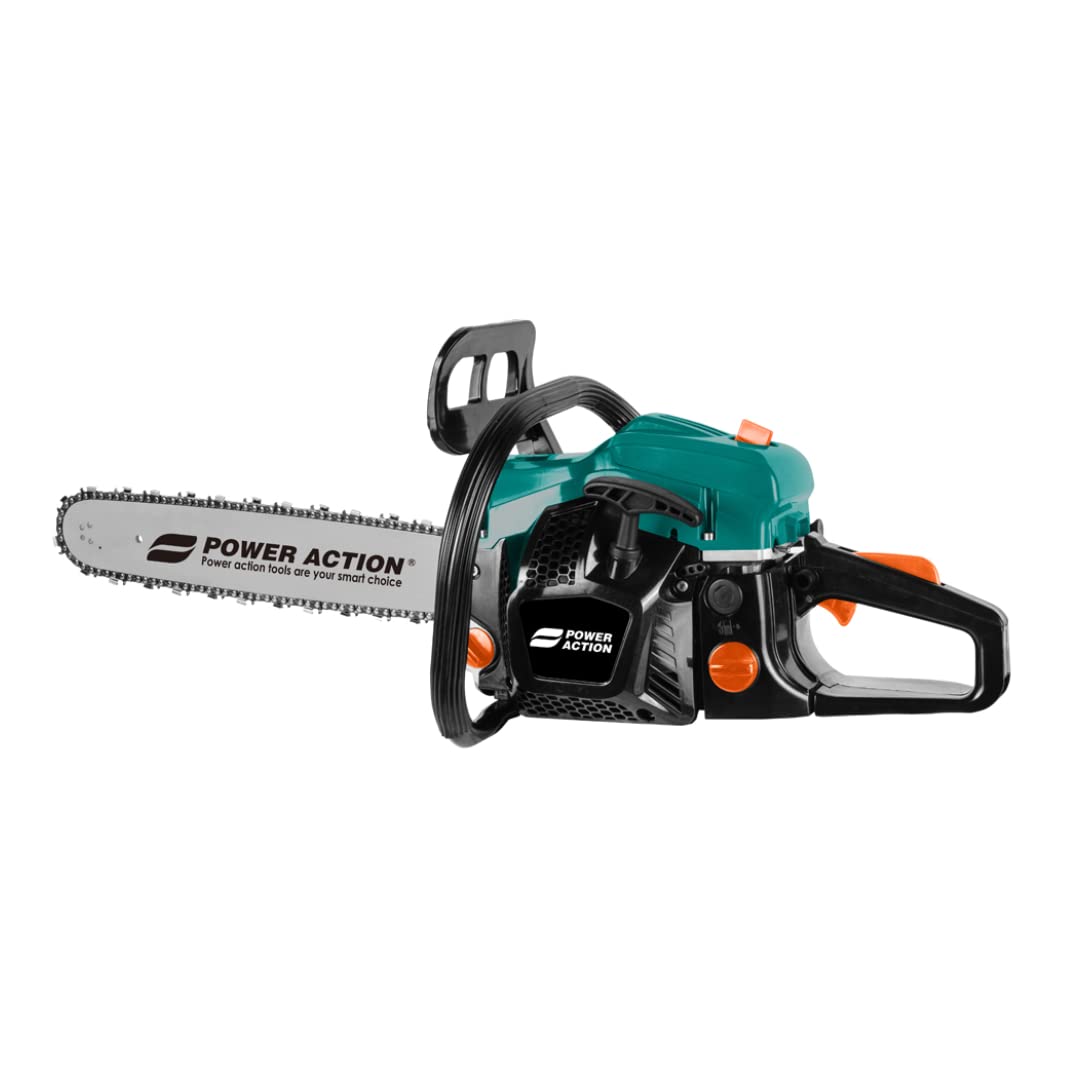 Sulfar Power Action GC520 Gasoline Chain Saw Output 2900W Displacement 49.3CC Idling Speed 3100/min Cutting Length 405mm Two Cycle Oil/Gasoline Mixing Ratio 1:25 Full Tank Capacity 550ml(GC520)