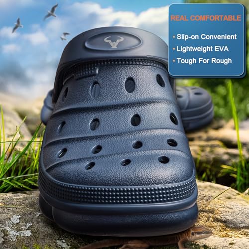 Image of KEMISANT Women Clogs,Comfortable Mules Sandals Slippers Nurse Garden Shoes Unisex for Men Cushioned Support