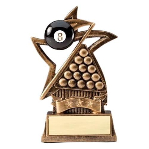Same Day Awards Star Sports Billiards Pool Trophy 6.25