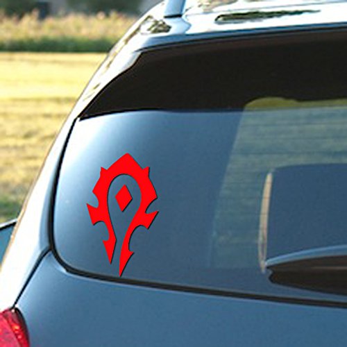 Signage Cafe World of Warcraft Horde - Vinyl Decal, 3.5