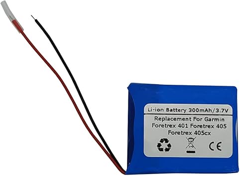 3.7V/300mAh Replace GPS Navigator Battery for Garmi n Foretrex 401 Foretrex 405 Foretrex 405cx,361-00034-01