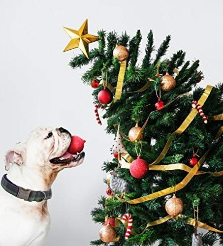 Miniatura 3 de Collar de perro y gato para Navidad con diseño de patas de estilo único con lazo para regalo de mascotas, ajustable, suave y cómodo, para perros