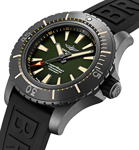 Breitling Superocean Titanium with Green Dial 48mm Mens Watch V17369241L1S13