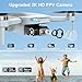 Drone with Camera, 2K HD FPV Drones for Adults, Mini Drone with Gravity Control, One Key Take Off/Land, Waypoint Fly, Gestures Selfie, 3 Speed Modes, RC Drone for Beginners with 2 Batteries
