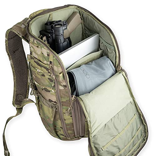 Eberlestock Switchblade Pack - Low Profile Tactical EDC Backpack for Maximum Space and Organization (Grey) - Thumbnail 3
