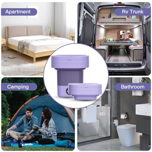IKERIA-SeMi-AuToMa-TiC FoLdInG 9L SmAlL MiNi WaShInG MaChInE WiTh DrYeR DeEp CLeAnInG FoR UnDeRwEaR WaShINg MaChInE3 (AB5) 9
