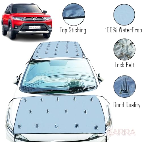 Image of SARRA Permium Quality Car Protection Covers from Dog /Monkey Sitting On The Top of The Car Or On Bonnet (Pack of 2 -)(1 Big and 1 Small)