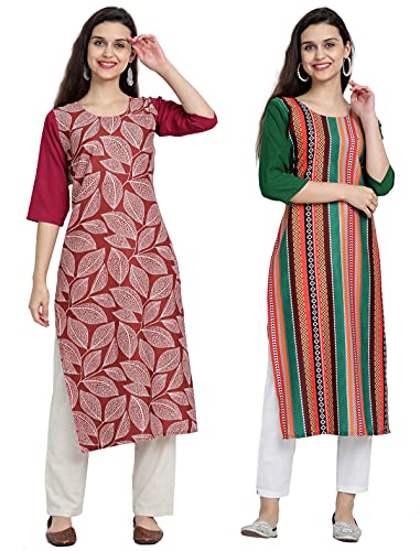 Image of Women's Crepe Regular Kurta
