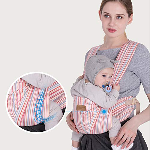 Babydrager, Sunzit Front Knuffel Baby Sling Multifunctionele Tas voor Pasgeboren Vier Seizoenen Enkele Terug Enkele Riem… - Image 6