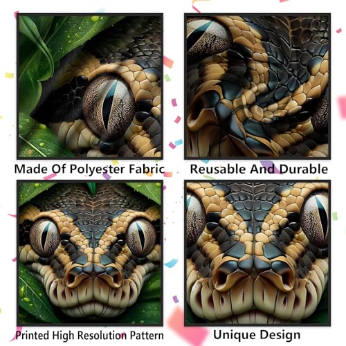 Banner Telón Cobra Serpiente Reptil 71x47 Pulgadas miniatura 4