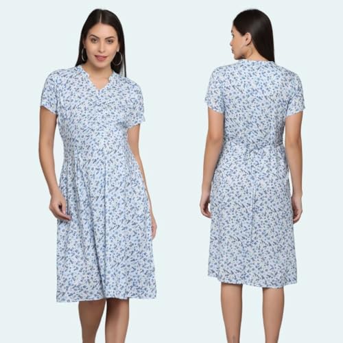 Image of Morph Maternity | Maternity Dresses for Women | Fits During Pregnancy & Post Pregnancy | Back Tie to Adjust