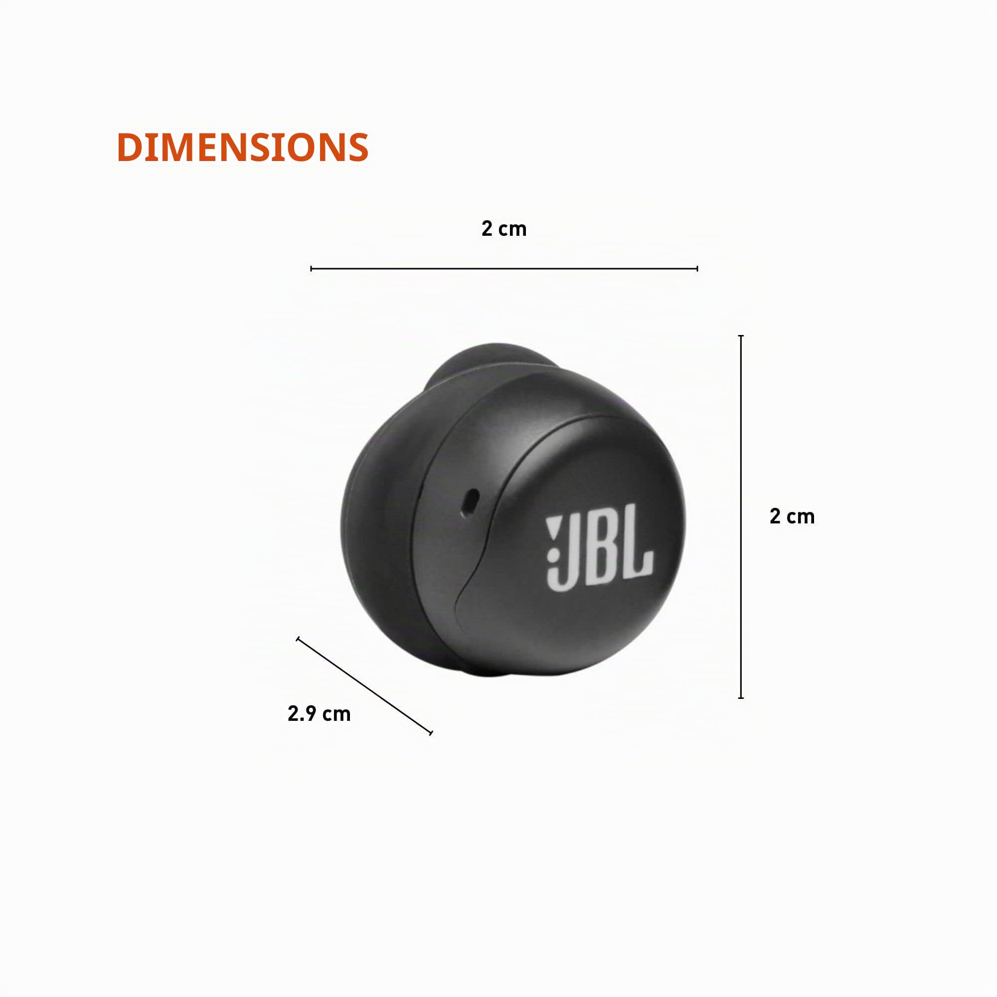 JBL Live Free NC+ Écouteurs Intra-Auriculaires sans Fil Bluetooth avec Suppression Active du Bruit, Microphone, Batterie jusqu'à 21 h, Chargement sans Fil (Noir)