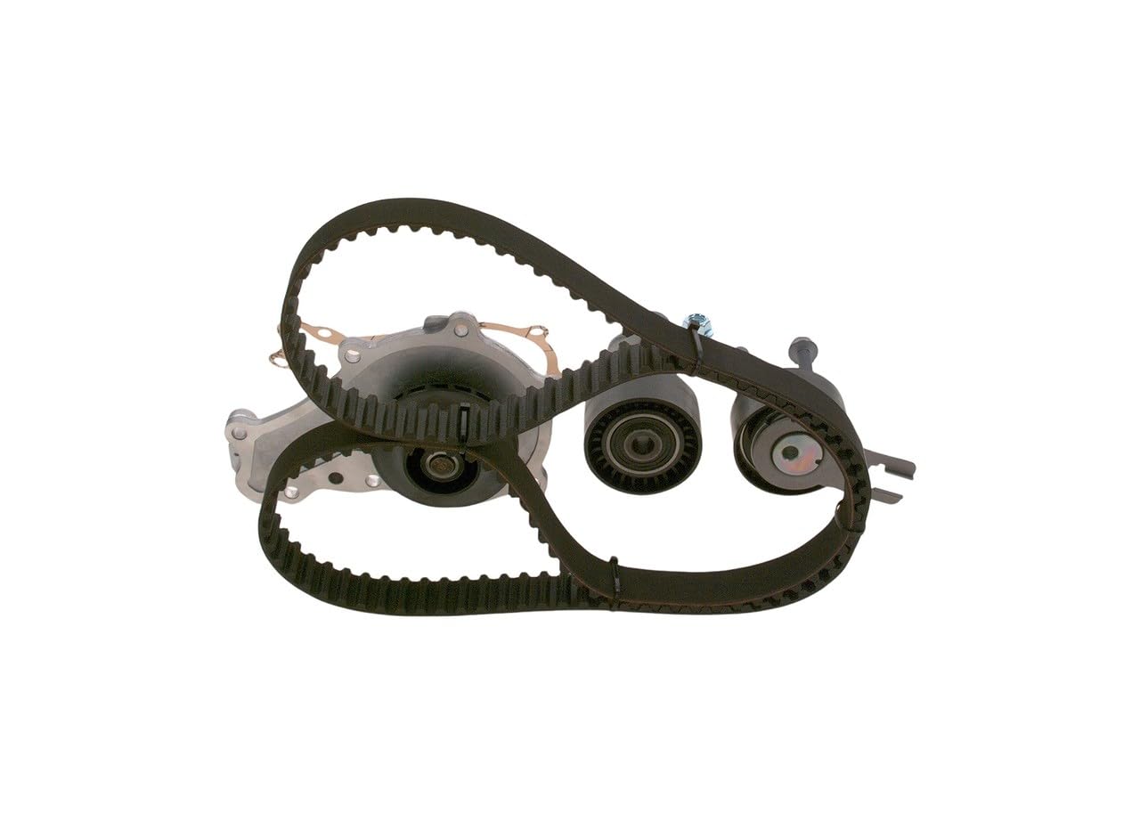 Bosch 1987946929 - Kit cinghia dentata con pompa acqua | Compatibile con: CITROËN C1, C2, C3 I, C3 II, C3 Pluriel, NEMO Großraumlimousine, NEMO Kasten/Großraumlimousine, XSARA