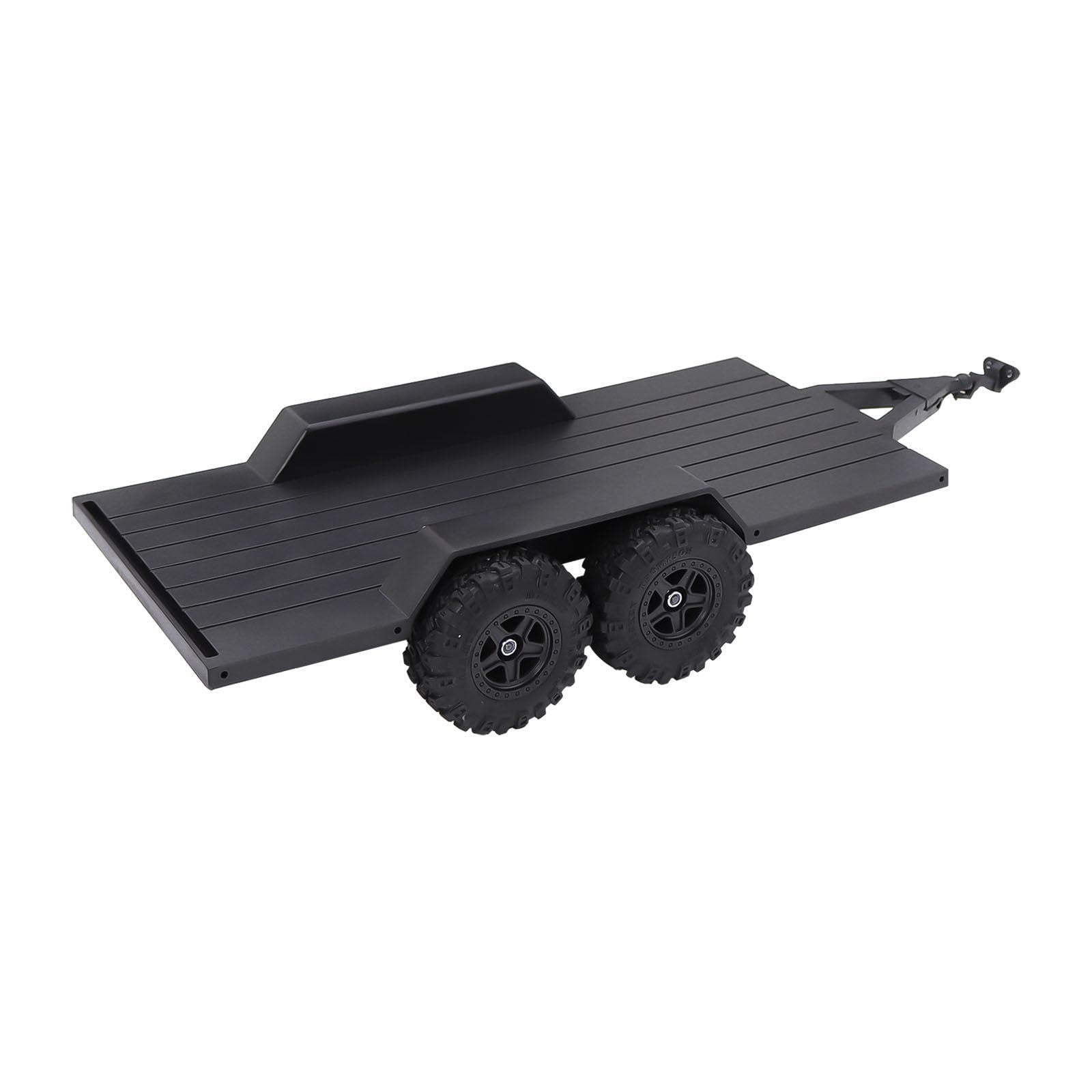 Ulepszona przyczepa RC 1/18 Zwiększona pojemność holowania Przyczepa użytkowa z zaczepem Akcesoria do gąsienic RC Akcesoria do skalowania