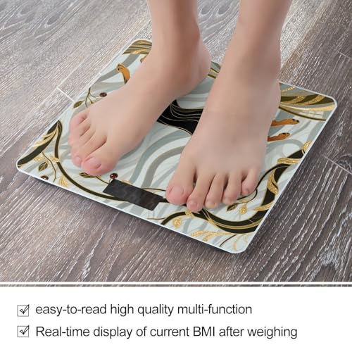 Báscula digital de baño Running Rotweiler vidrio templado miniatura 5