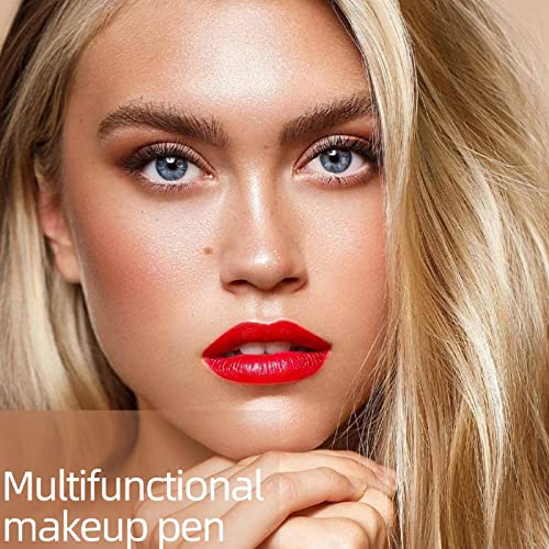 Liquid Contours Beauty Wand Highlighter and Bronzer Stick with Cushion Applicator Attached Long Lasting Natural Shimmer Smooth Silky Cream Face Highlighter Bronzer Stick Makeup - Image 5