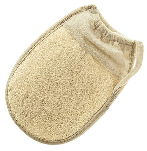 Hydrea London Organische Egyptische Loofah Exfoliërende Handschoen, Lichtgroen - Image 3