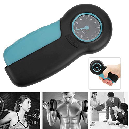 VGEBY Tragbares Handgriff Trainer, Handdynamometer Digitales Handgriff Kraftmessgerät Handtrainer Fingertrainer Handgelenkstärkungsmittel Heimübung(Blau)