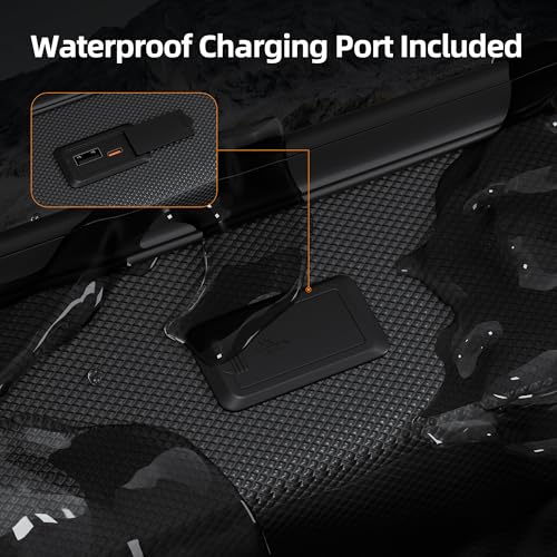 Image of DAIERTEK Starlink Mini Backpack Waterproof Starlink Mini Bag with TSA Combination Lock and Charging Port, Smaller Size, Grey