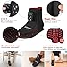 HAIYUE Red Light Therapy Wrap for Feet, Infrared Light Therapy for Ankle, 6000mAh Battery Portable Adjustable Cordless Red Light Pad for Foot Joint Muscle Comfort, 660nm & 850nm