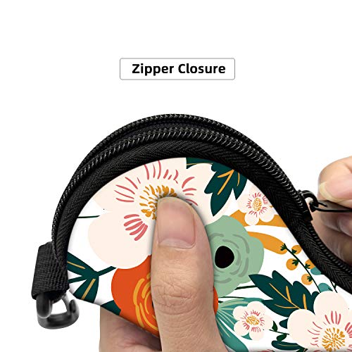 Image of Sunglasses Soft Case with Carabiner Ultra Light Neoprene Zipper Glasses Case