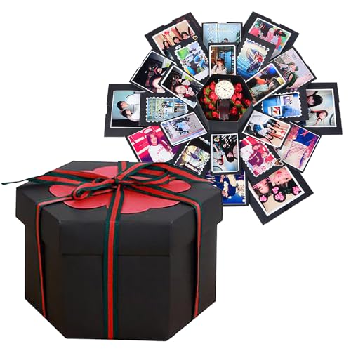 サプライズボックス 誕生日 記念日 写真 手作り プレゼント 簡単 アルバム 飛び出す デコレーション かわいい DIY ハンドメイド