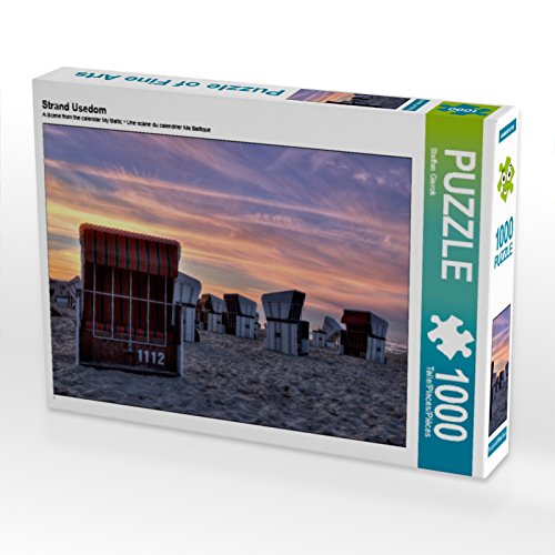 CALVENDO Puzzle Strand Usedom 1000 Teile Puzzle quer | Lege-Größe cm Foto-Puzzle für glückliche Stunden