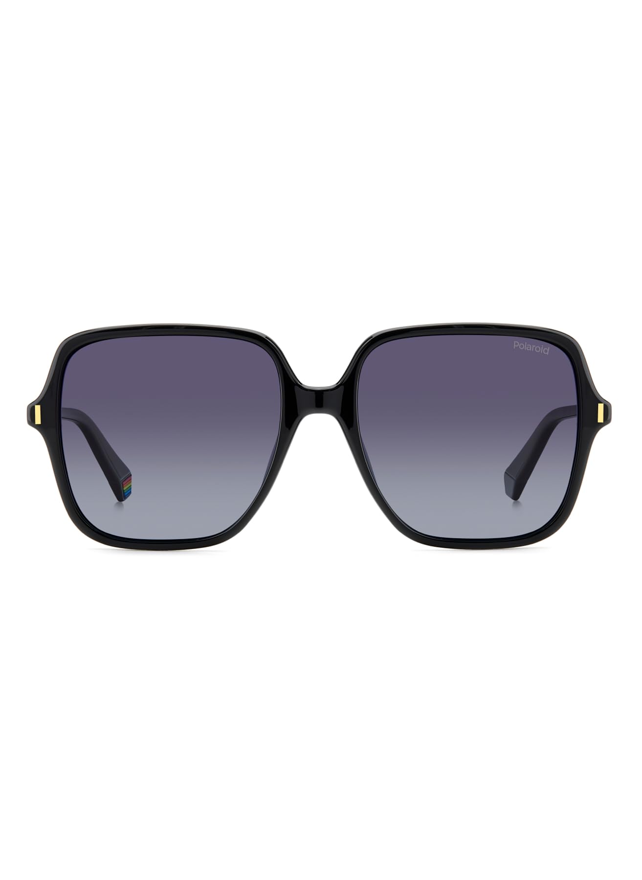 Polaroid Black/Grey Pld 6219/S 807/Wj Woman Sunglasses Plastic Squared Polarized Shaded