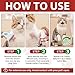 Hot Spot Spray Treatment for Cats, Upgraded Hot Spot & Itch Relief Skin Spray for Cat, Instant Irritated Dry Itchy Skin, Allergies, and Dermatitis, Scratching and Licking, Reduces Topical Inflammation