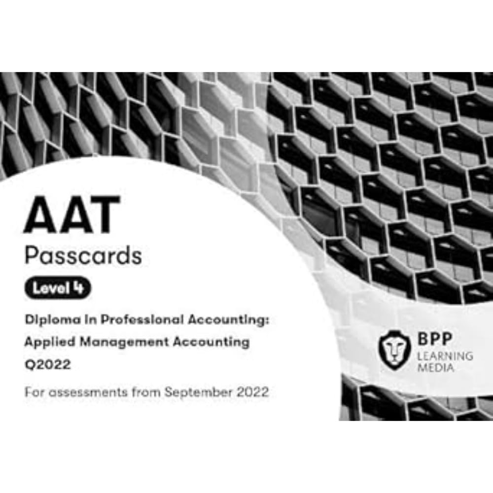 AAT Applied Management Accounting Passcards by BPP Learning Media (Spiral bound)