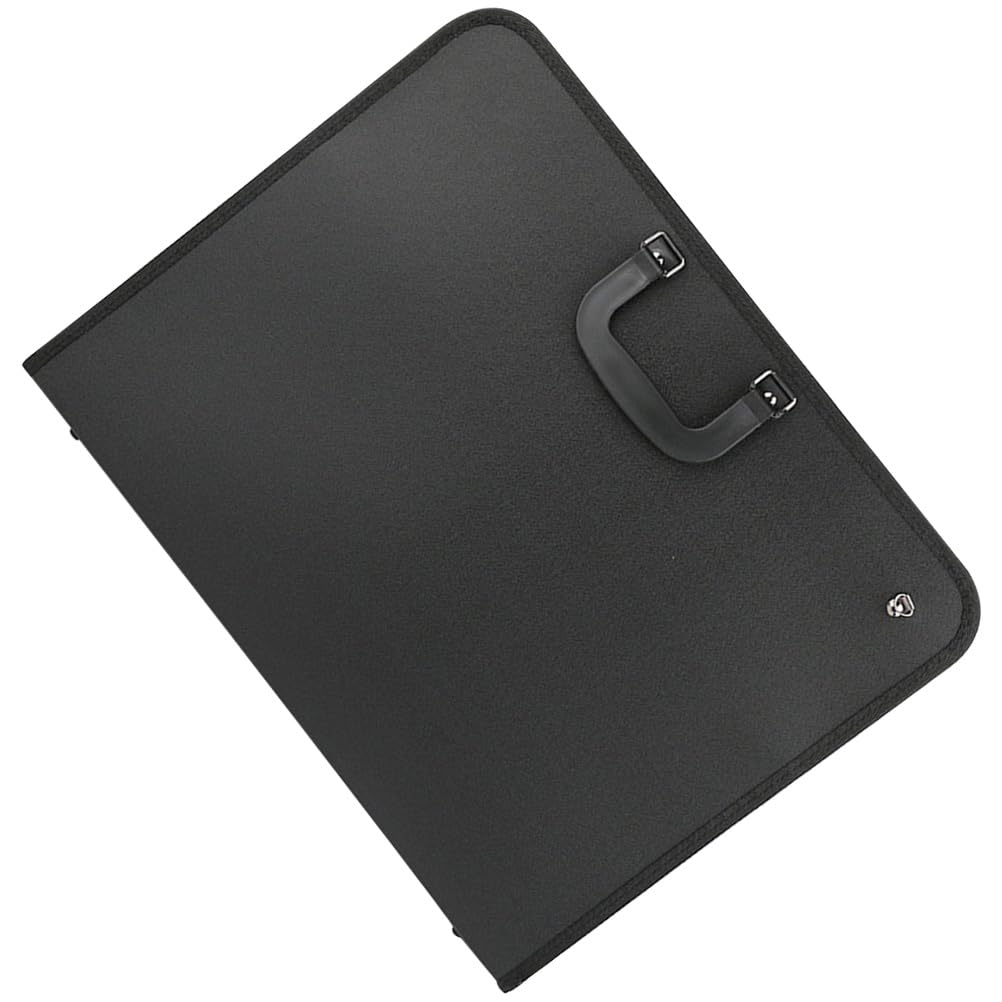 Healeved Borsa Porta Disegni Oxford 600d Nero per Artisti e Studenti D'arte, Facile da Trasportare con Manico Resistente per Organizzare Materiali da Disegno