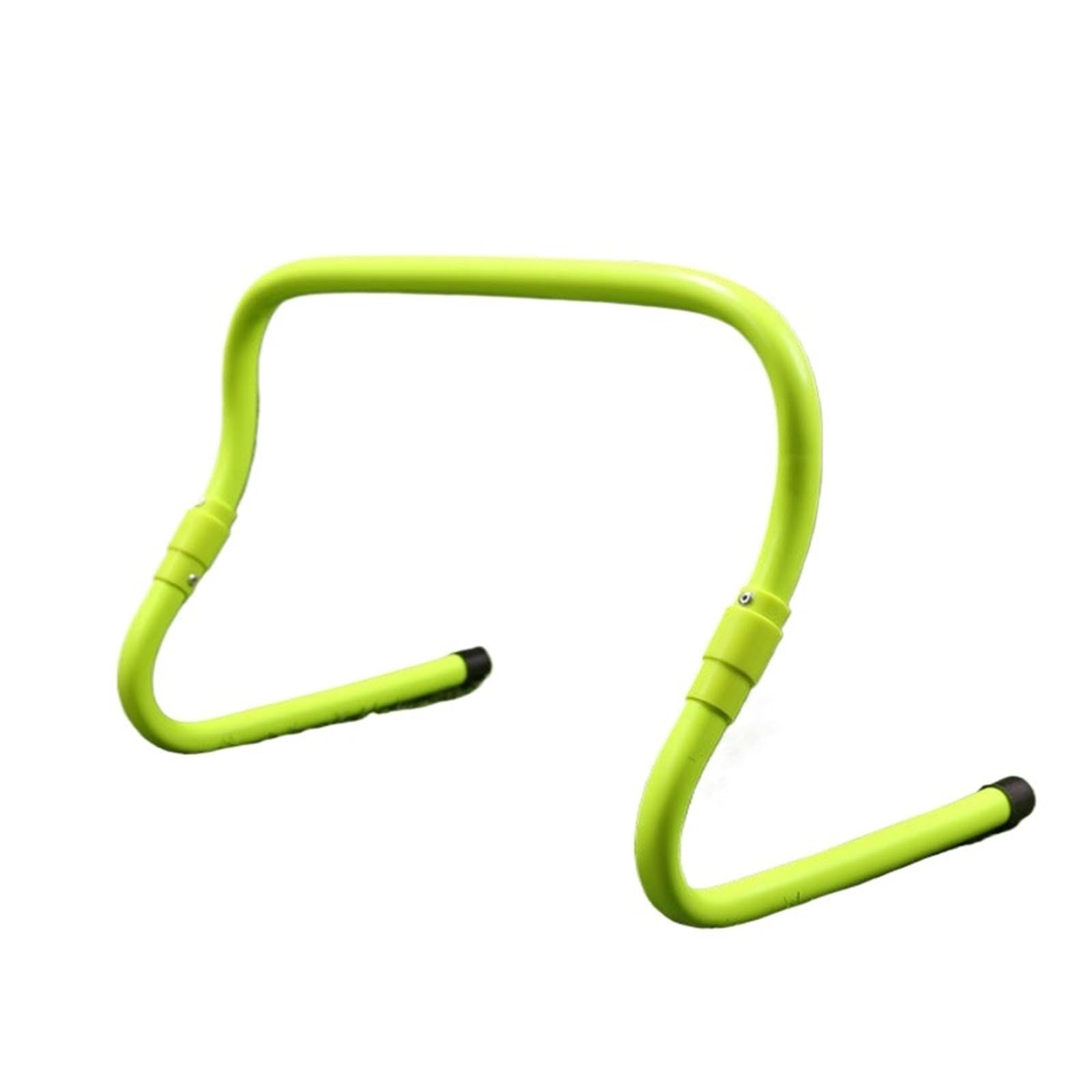 Vallas De Agilidad 2Pcs Football Agility Hurdles Foldable Detachable Soccer Speed Training Height Adjustable Speed Practicing Obstacle Hurdle Tool(Green)