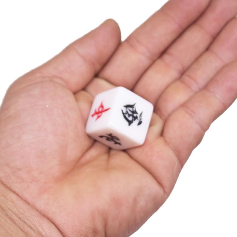 Set 4 dados de viento para Mahjong de 22 mm miniatura 5