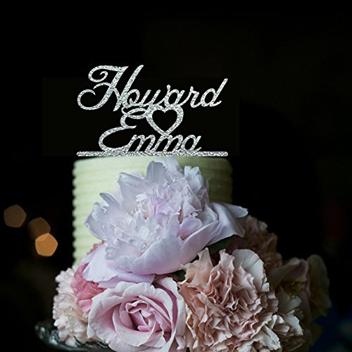 Gold Holz Hochzeit Kuchen Topper Personalisierte Braut und Bräutigam Name Hochzeit Kuchen Topper Liebe Verlobung Kuchen Topper Hochzeit Dekor