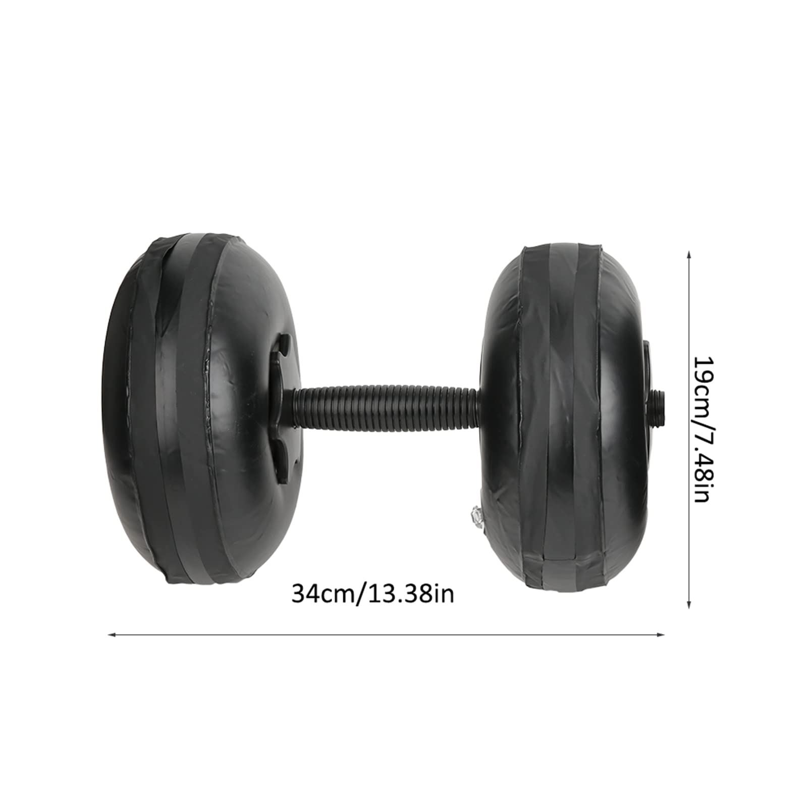 Jiawu Kobiety Przenośne Wypełnione wodą Regulowane Hantle 8-10kg Trening Mięśni Ramion Fitness Sprzęt do Kształtowania Jogi Pcv Bez Wycieków